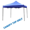 10' x 10' Square Replacement Canopy Gazebo Top Assorted Colors By Trademark Innovations (Blue)