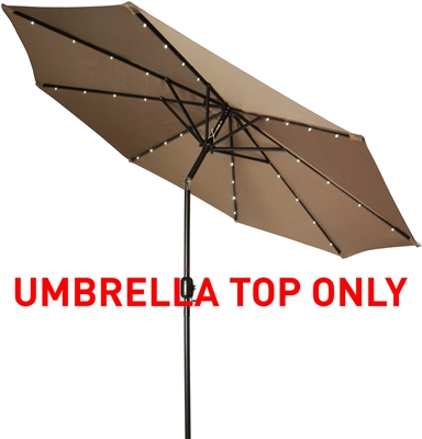 Replacement Patio Umbrella Top for 10' LED Patio Umbrella by Trademark Innovations