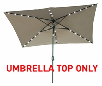 Replacement Patio Umbrella Top for 10' x 6.5' Rectangular Patio Umbrella by Trademark Innovations