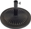 Starburst Design Resin Umbrella Base 19" Diameter in Bronze Finish By Trademark Innovations