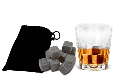 Premium Liquor Chilling Stones Made of 100% Soapstone