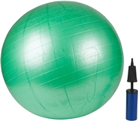 Exercise Ball With Pump Green 65cm By Trademark Innovations