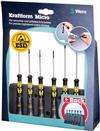 030170 Esd Micro Screwdriver Set 6Pc (Sl/Ph) 1578 A/6 Esd