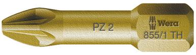 056910 Pozidriv Bits, Torsion 855/1 Th Pz 1 X 25 mm