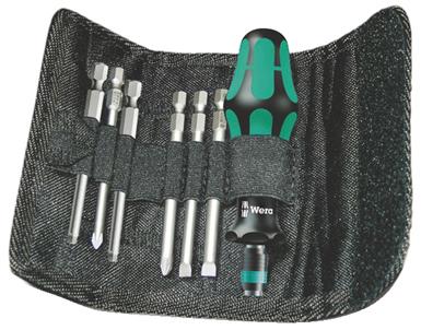 347111 Kraftform Handle And Bit Set 7Pc (Sl/Ph/Sq) With Pouch Kraftform Kompakt 42