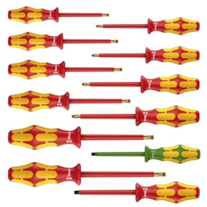 347900 Vde Insulated Screwdriver Set 12Pc (Sl/Ph/Sq) 160I/12