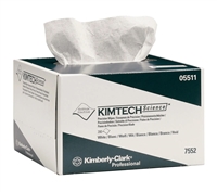 Kimtech Science Precision Wipes - Single Ply, 286 wipes (4.4" x 8.4") Pop-up box