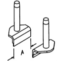 Surface mount component removal tips.  Narrow-Body Connectors, and SOIC Components.  Tips for TT-65 handpiece.