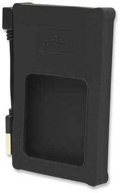 Drive Enclosure Hi-Speed USB 2.0, SATA, 2.5"", Black, Silicone