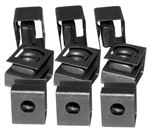 100 Pack 10-32 Black Clip Nuts