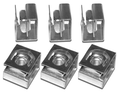 250 Pack 10-32 Zinc Plated Clip Nuts