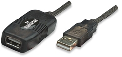 Hi-Speed USB Active Extension Cable Daisy-Chainable, A Male / A Female, 10 m (33 ft.)
