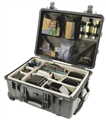 1564, Case with Padded Dividers, OD GREEN