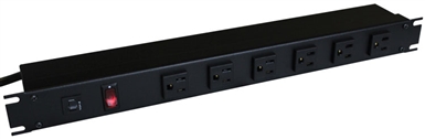 1U 5-15R 6 Outlet PDU 6ft Cord