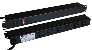 1U 5-15R 8 Outlet PDU 15ft Cord