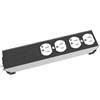 4 Outlet Hospital Grade Power Strip - 12ft Cord, 5-15P-HG Plug, 5-15R-HG Front Receptacles