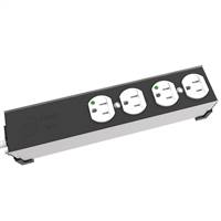 6 Outlet Hospital Grade Power Strip - 12ft Cord, 5-15P-HG Plug, 5-15R-HG Front Receptacles