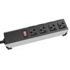6 Outlet Heavy Duty Power Strip - 6ft Cord, 5-20P Plug, 5-20R Receptacles, Light Only