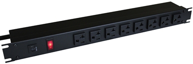 1U Rear 10 5-20 Outlet