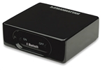 Bluetooth Audio Receiver Enables wired speakers to accept Bluetooth signals