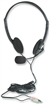 Stereo Headset Lightweight design with adjustable headband, microphone and inline volume control