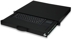 19"" Keyboard Drawer + Touch Pad Black
