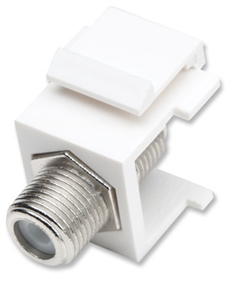 ""F"" Connector Keystone Jack For RG59 and RG6