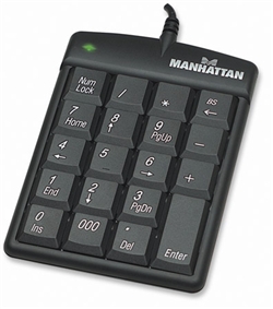 Numeric Keypad Yields better entry and results for notebook computers