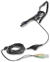 Ear-Hook Headset In-Line Volume Control