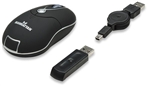 MMX Wireless Optical Mobile Mini Mouse USB, Three Buttons with Scroll Wheel, 1000 dpi