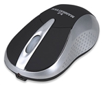 MLX Wireless Laser Mini Mouse USB, Adjustable Three-Level Resolution, Three Buttons with Scroll Wheel