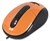 RightTrack Mouse USB, Adjustable Three-Level Resolution, Six Buttons with Scroll Wheel, Orange