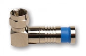 F-Type Nickel Rt. Angle SealSmart Coaxial Compression Connectors