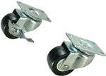 Caster Wheels for 19"" Server Cabinets 4 Each, 2 w/Brake, 2 without