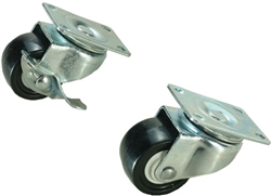Caster Wheels for 19"" Server Cabinets 4 Each, 2 w/Brake, 2 without