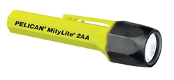 2300C, MityLite Flashlight 2AA (Carded) YELLOW (French Packing)