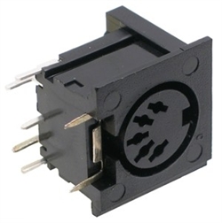 PC Mount DIN Jack 5-Position