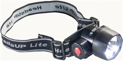 2620C, HeadsUp Lite Flashlight 3AAA (Carded) BLACK