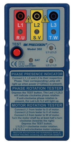 Phase & Motor Rotation Meter