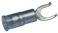 16-14 AWG #6 Flanged Spade Connectors