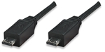 Hi-Speed USB Device Cable Micro-A Male / Micro-A Male, 1 m (3 ft.), Black