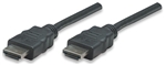 High Speed HDMI Cable HDMI Male to Male, Shielded, Black, 1 m (3.3 ft.)