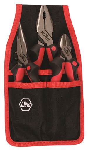 Ergo Soft Grip Ind Pliers/Cutter Set 3Pc