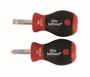 SoftFinish Stubby Slotted/Phillips 2 Pc