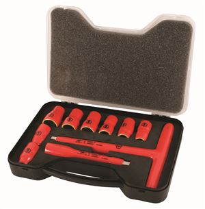 Insulated 3/8" Drive T-Handle/Socket Set