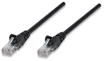Network Cable, Cat5e, UTP RJ-45 Male / RJ-45 Male, 1.5 ft. (0.45 m), Black