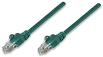 Network Cable, Cat5e, UTP RJ-45 Male / RJ-45 Male, 7 ft. (2.0 m), Green