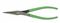 8" Flat Nose Wiring Pliers with Green Cushion Grips
