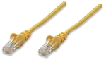 Network Cable, Cat5e, UTP RJ-45 Male / RJ-45 Male, 7 ft. (2.0 m), Yellow
