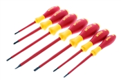 Insulated Screwdriver Set 7 Piece with Square Tips